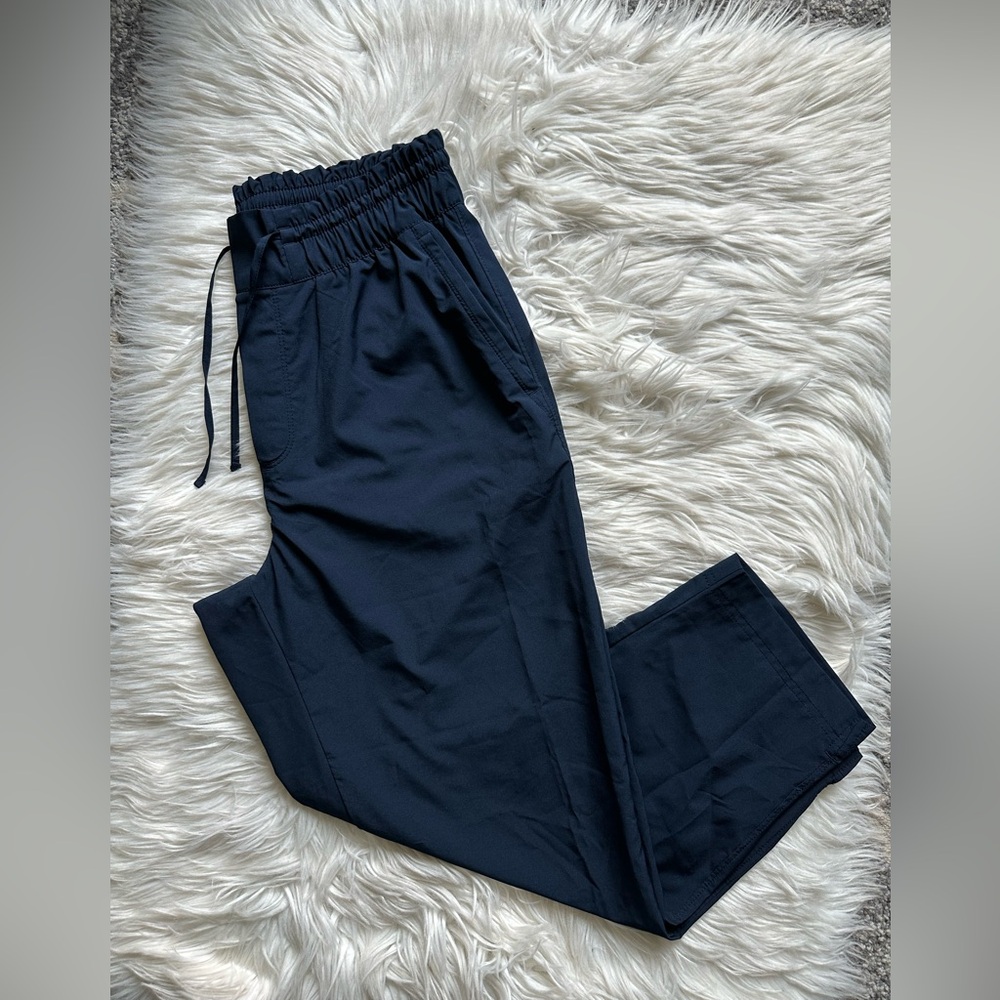 High waisted stretch tech pants